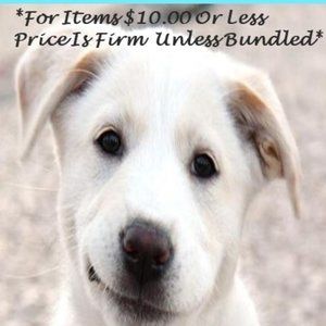 Items $10 or Less, Price is firm Unless Bundled